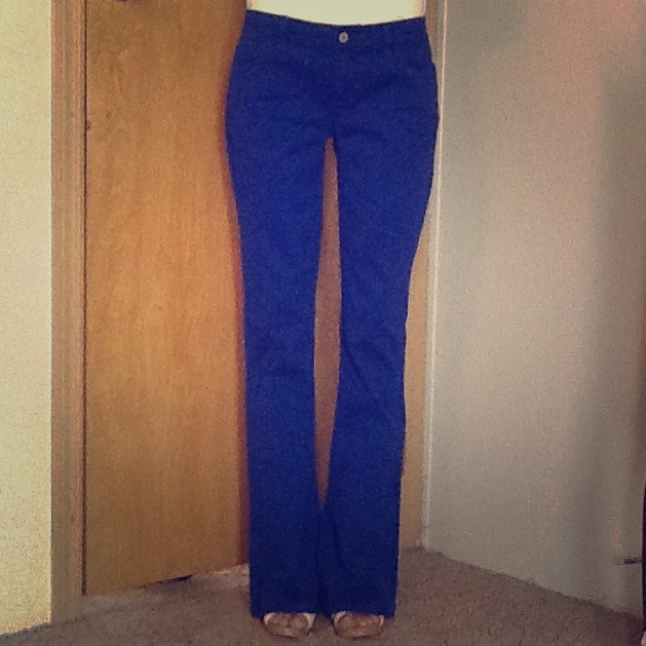 Electric blue pants