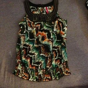 Bohemian summer tank