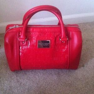 Armani Exchange red handbag