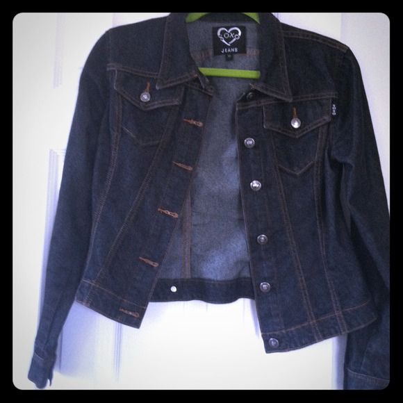 Dark jean coat