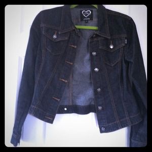 Dark jean coat