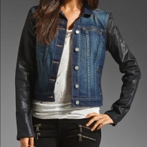 REDUCED!!!  Paige Denim Lenny Jacket in Owen wash