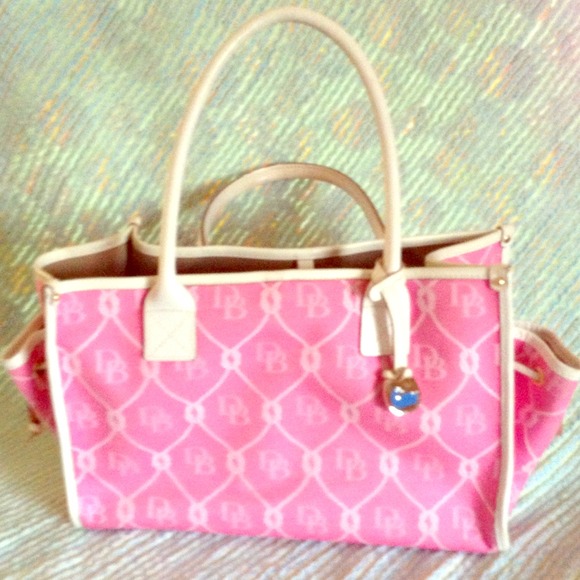 Authentic, Rare Dooney & Bourke Pink Rope Handbag.