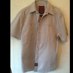 Men's independent button up shirt: