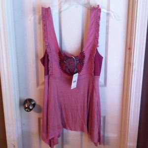 Bundle!!! Free people top & coral button down top