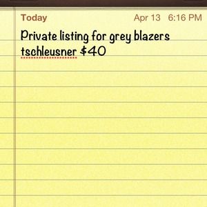 Grey 3m blazersSOLDSOLDSOLDSOLD🚨🚨🚨🚨🚨