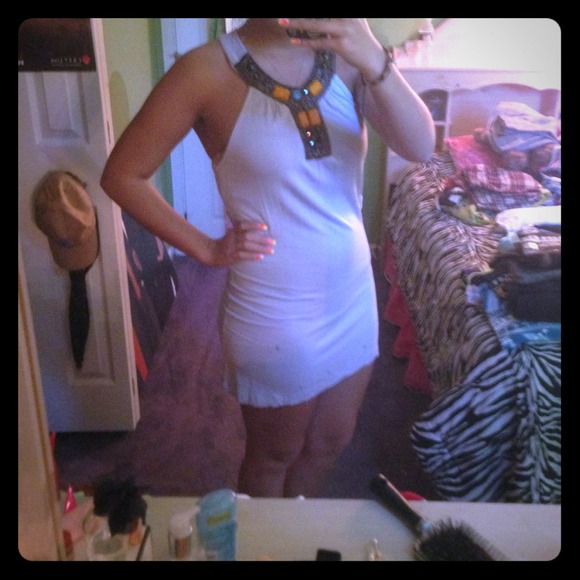 Gray casual dress