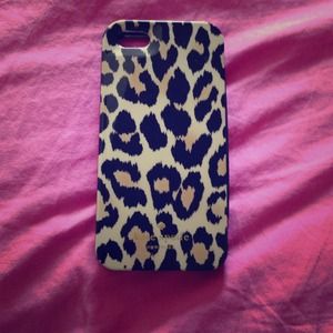 Kate spade leopard print iPhone 5 case