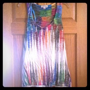 Multicolor Oversized Tank