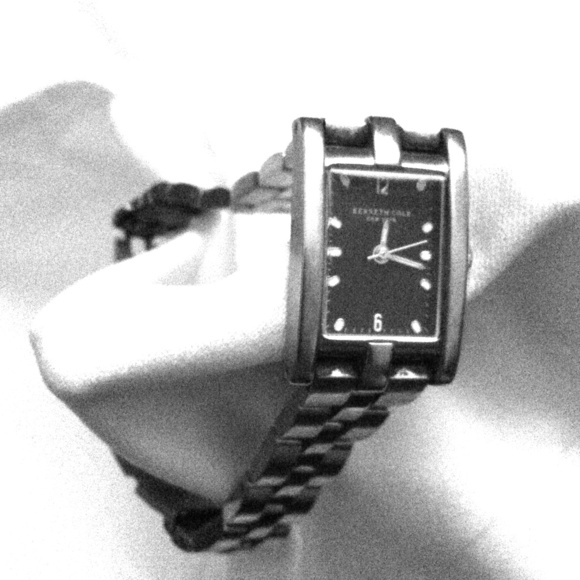 Stainless Steel black faced watch now 25% off