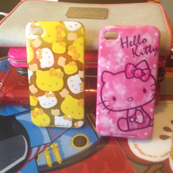 Hello kitty bundle two for one brand new 4/4s case