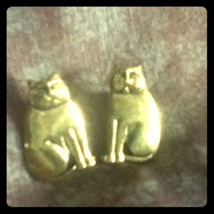 Laurel Burch Signature Cat Earrings