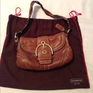 Brown Leather Coach purse