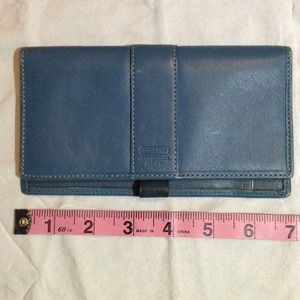 Authentic Coach Checkbook Cover