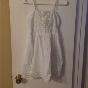 Cute white dress!