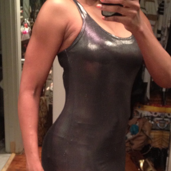REDUCED French Connection Black/Gun Metal Tank