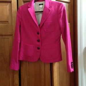J. Crew wool blazer (pink)