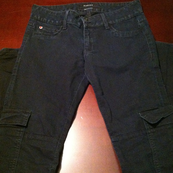 Hudson Dark Navy Cargo Skinny.