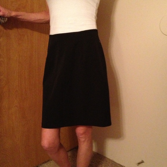 Black pencil skirt