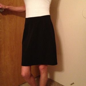 Black pencil skirt
