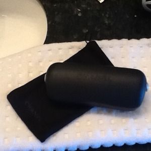 Chanel sunglass hard case with linen soft case