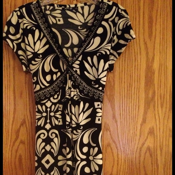 Black and White Dress