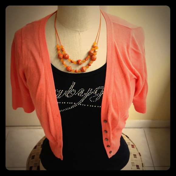⬇ REDUCED! Coral Cardigan size small