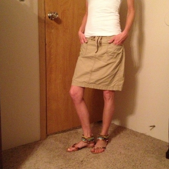 Khaki skirt