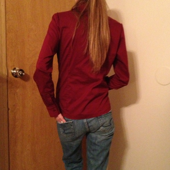 Maroon button down - Picture 2 of 2