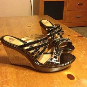 Reserved bundle Sofft Brand Wedges and LOFT top