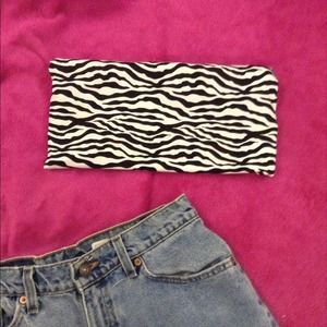 ❌Sold❌Zebra bandeau