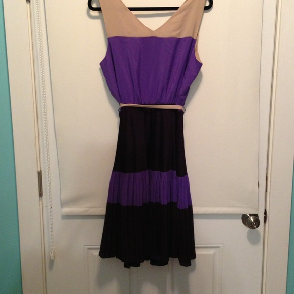 🚫Sold🚫Purple block dress - Picture 3 of 4