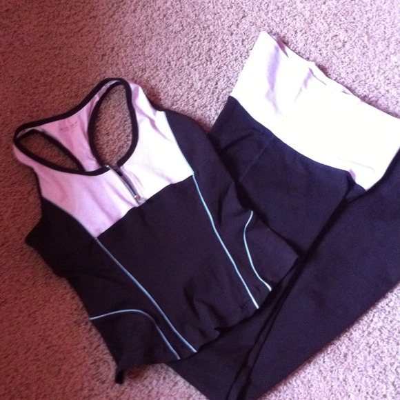 BeBe Sport workout pants and top