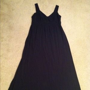 Ann Taylor Navy Blue Maxi Dress