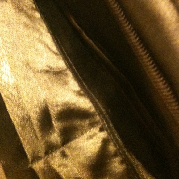 Gold Clutch with Beaded Design - Picture 2 of 4