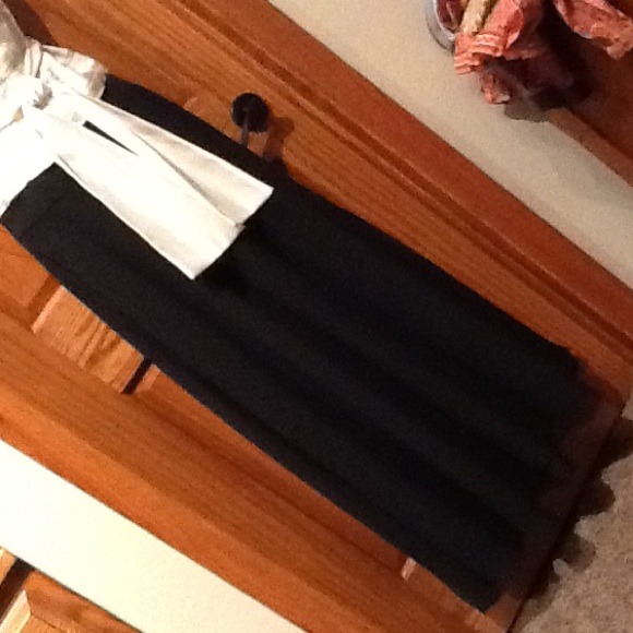 Chiffon divided skirt.  Formal meets fun!