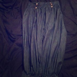 Denim mc hammer pants