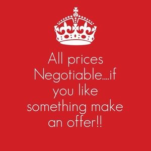 All prices Negotiable