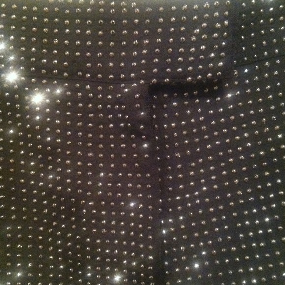 50% OFF SALE Studded black shorts! - Picture 2 of 2