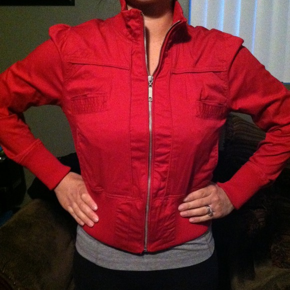 Red jacket