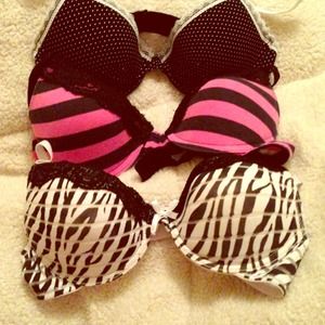 Bundle of 3 bras 34B