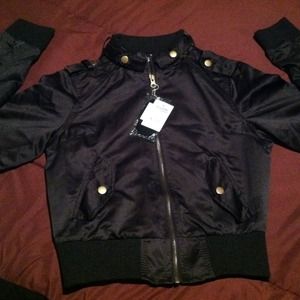 Black silky jacket