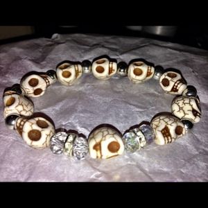 Custom made skull bracelets. Any color, any style.