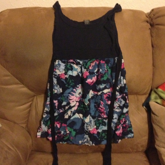 Flower print dress