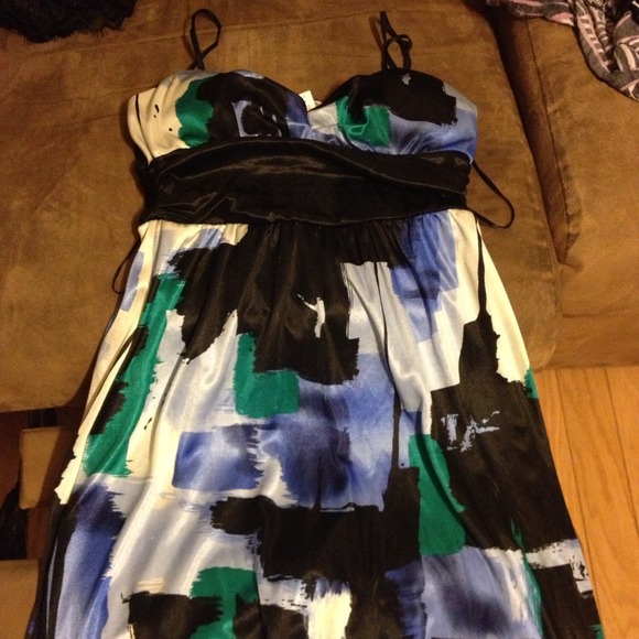 Bold print dress
