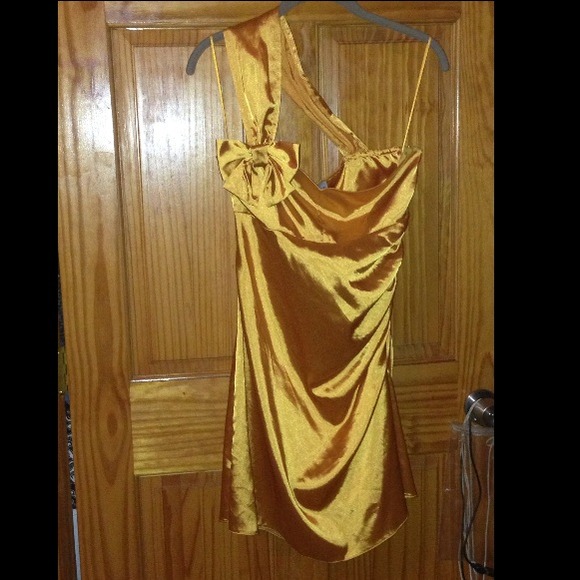 Lovely golden yellow cocktail dress from England