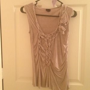Dressy sleeveless shirt