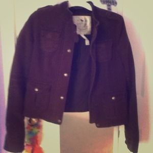 Brown abercrombie jacket
