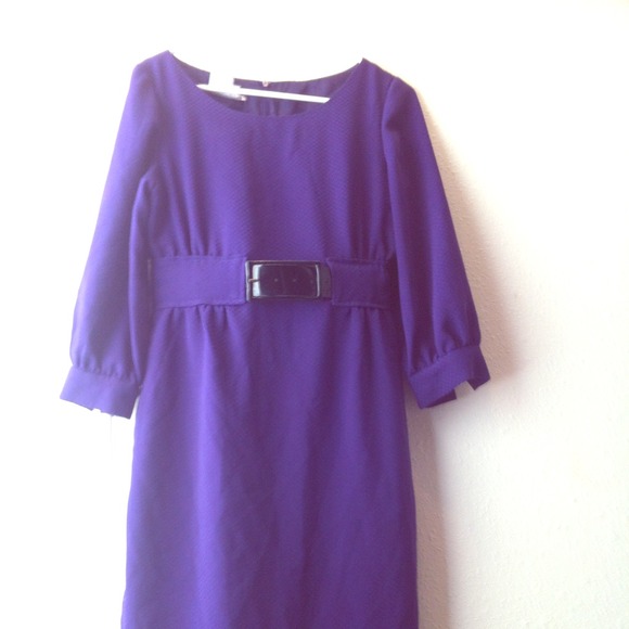 Vintage classy purple dress