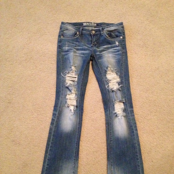 **RESERVED for Heather** Vintage Jeans with slits